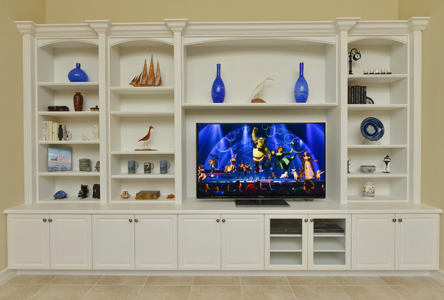Custom Built Entertainment Centers American Traditional Miami Custom Built Entertainment Centers