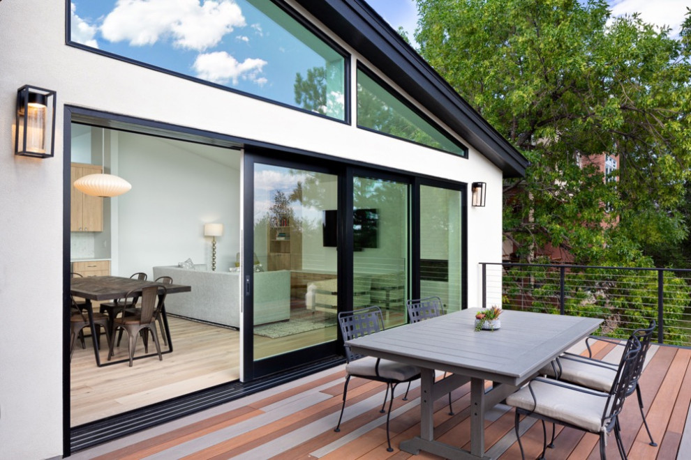 Inspiration for a 1950s home design remodel in Denver
