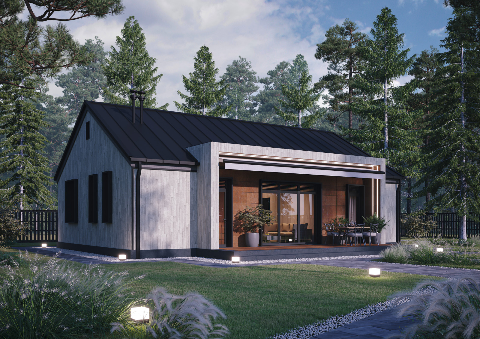 Барн Хаус 99м2 в Ленобласти