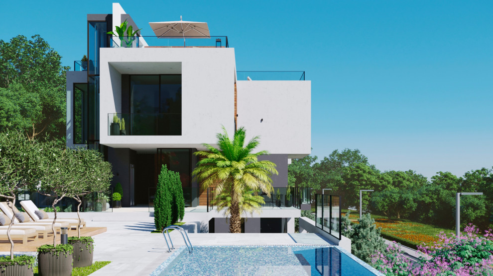 Минималистичные коттеджи