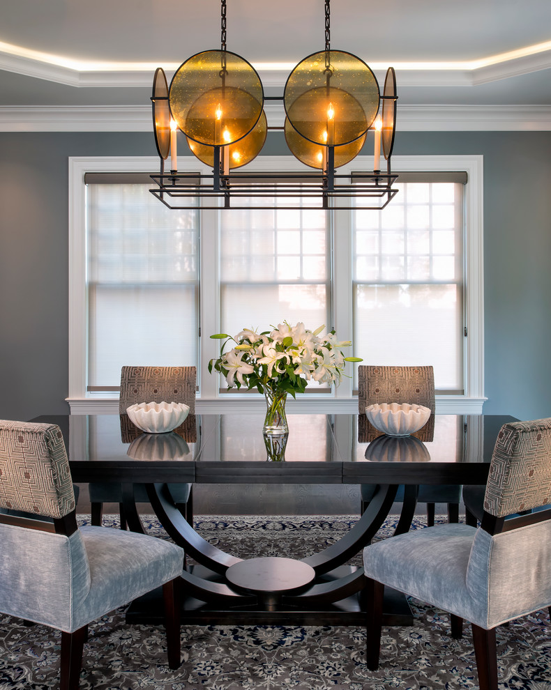 Example of a transitional dining room design in DC Metro