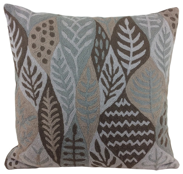 Donghia Fabric Decorative Throw Pillow Cover Seedpod Frostbite