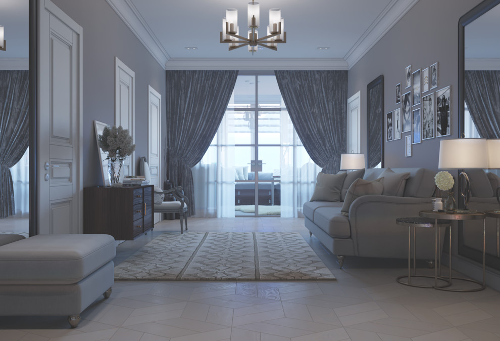 Дизайн интерьера холла и детской комнаты в г. Калининград