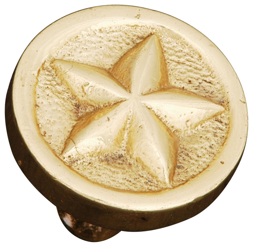 RK International, Rugged Texas Star Knob, 1 1/4" Eclectic