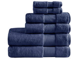 Madison Park Signature 100% Cotton 6pcs Bath Towel Set,MPS73-318