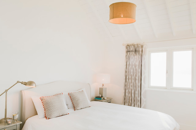 Contemporary coastal home beach-style-bedroom