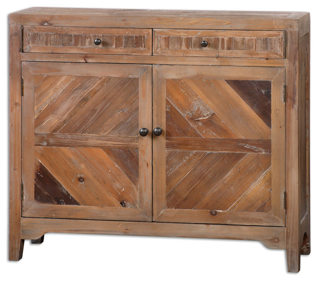 Hesperos Reclaimed Wood Console Rustic Accent Chests And