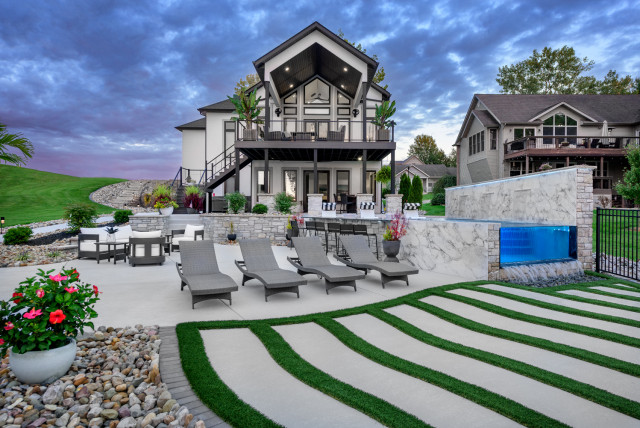 Marbled Infinity Oasis landhausstil-pools