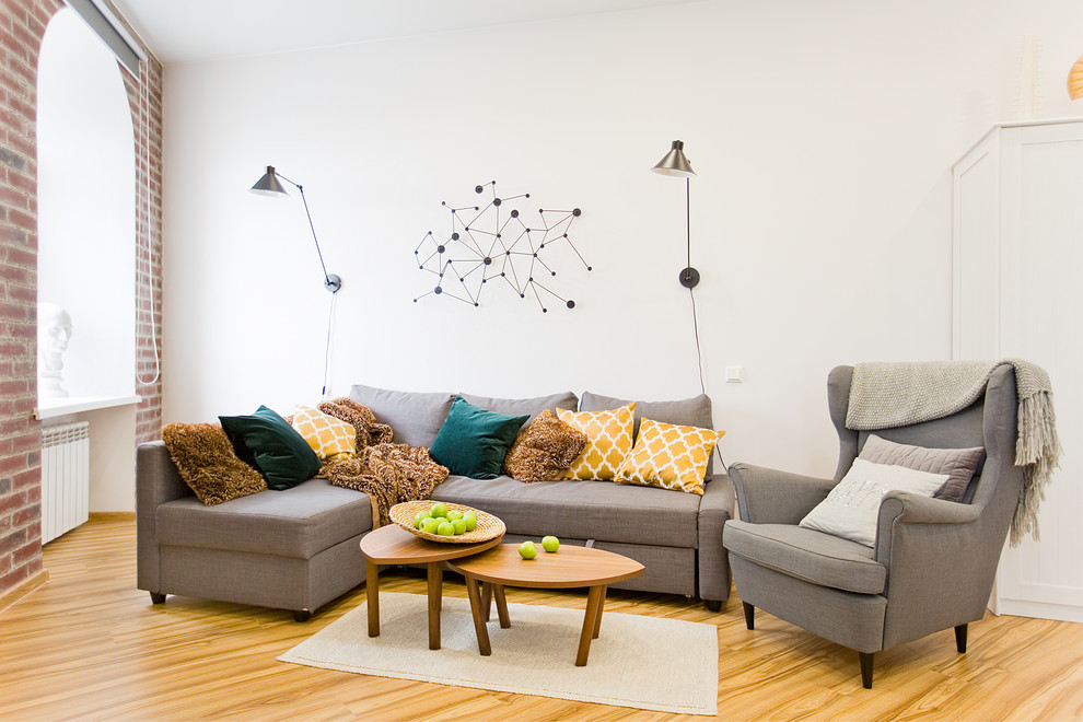 Светлая квартира-студия