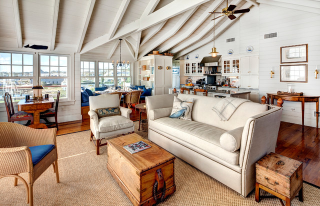 Edgartown Boat House maritimt-dagligstue