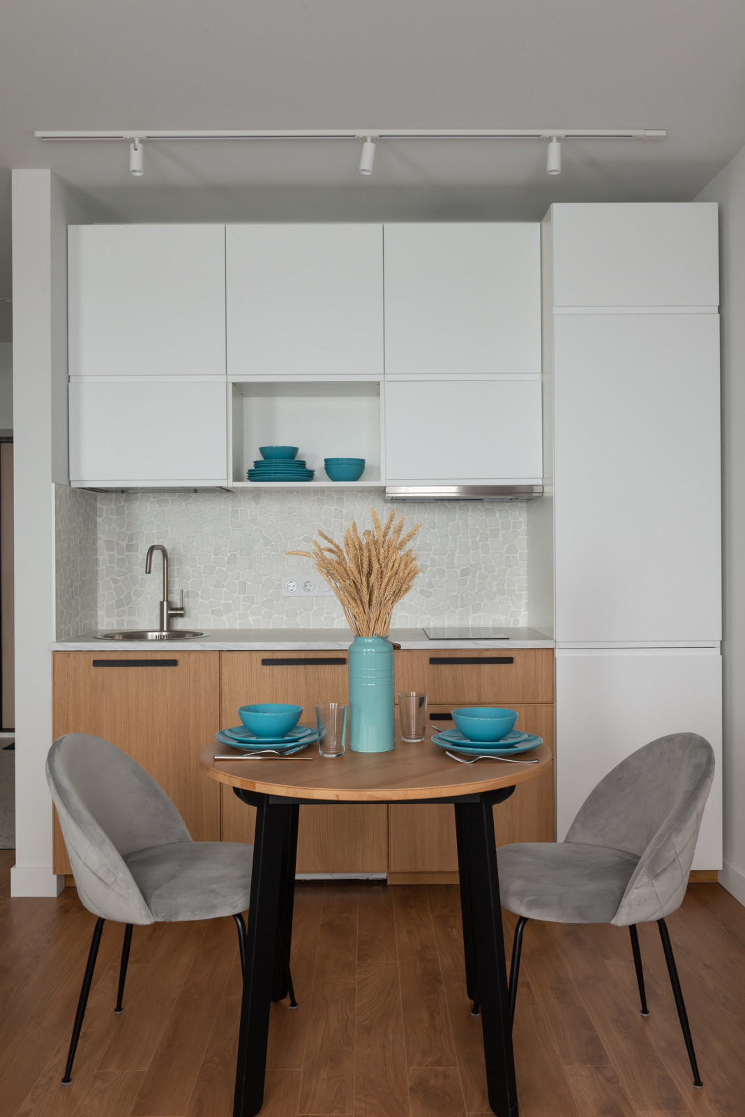 Съёмка интерьера однокомнатной квартиры по проекту Анастасии Тюменевой