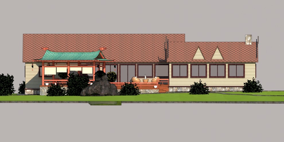 Баня в восточном стиле