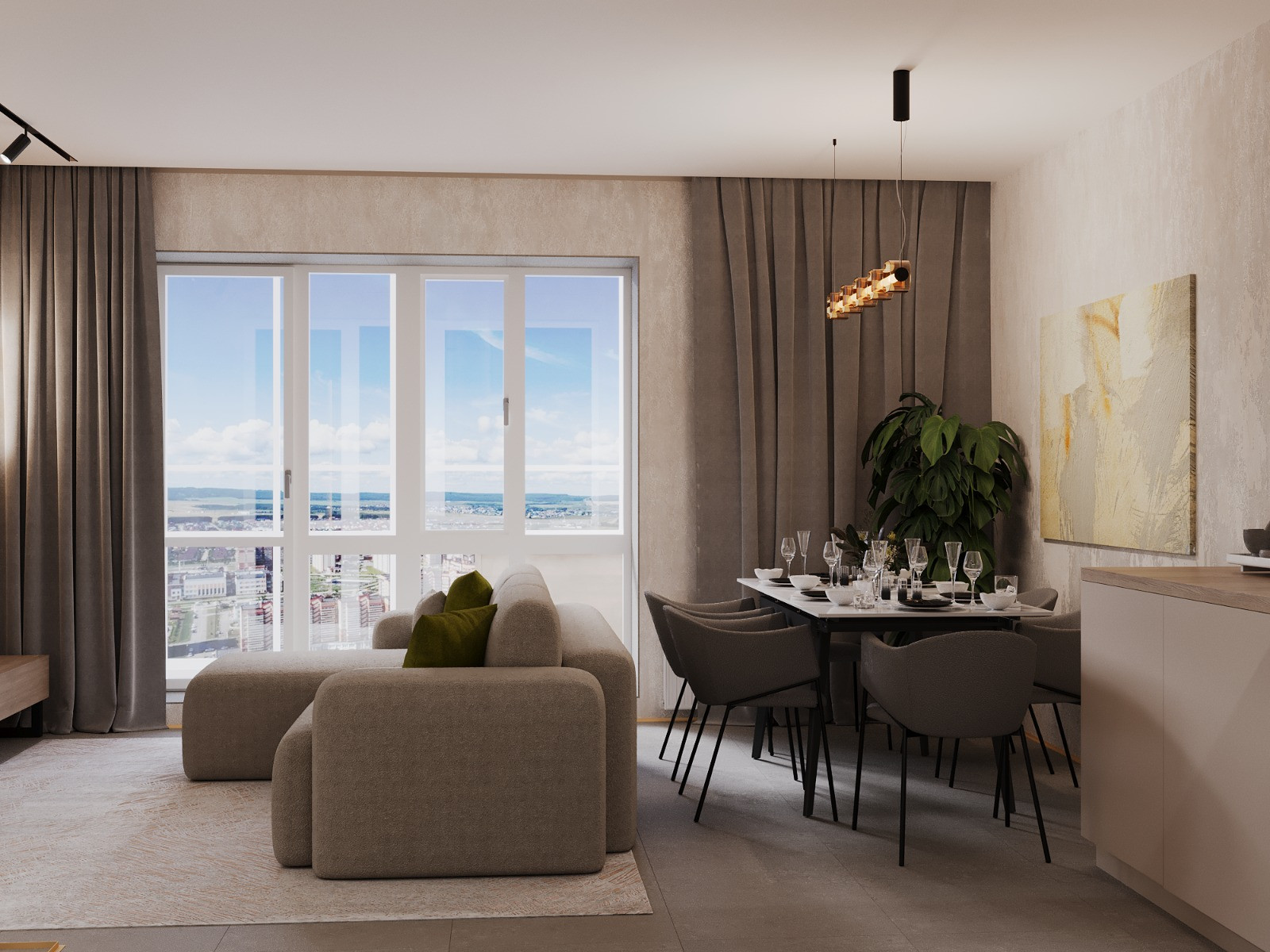 Альметьевск. Шоурум. Трехкомнатная квартира