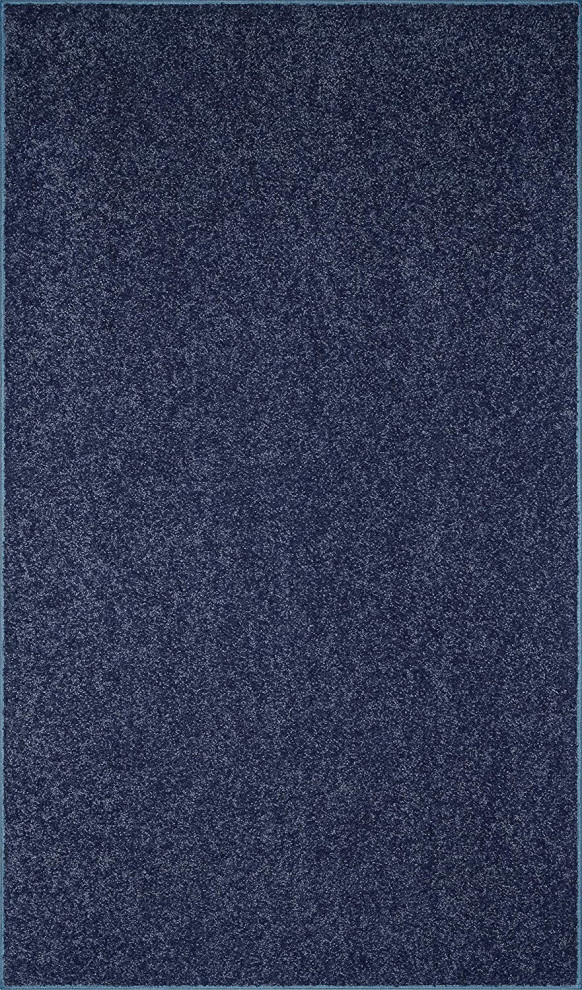 Galaxy Way Kids Favourite Area Rugs, Petrol Blue, 2' x 6