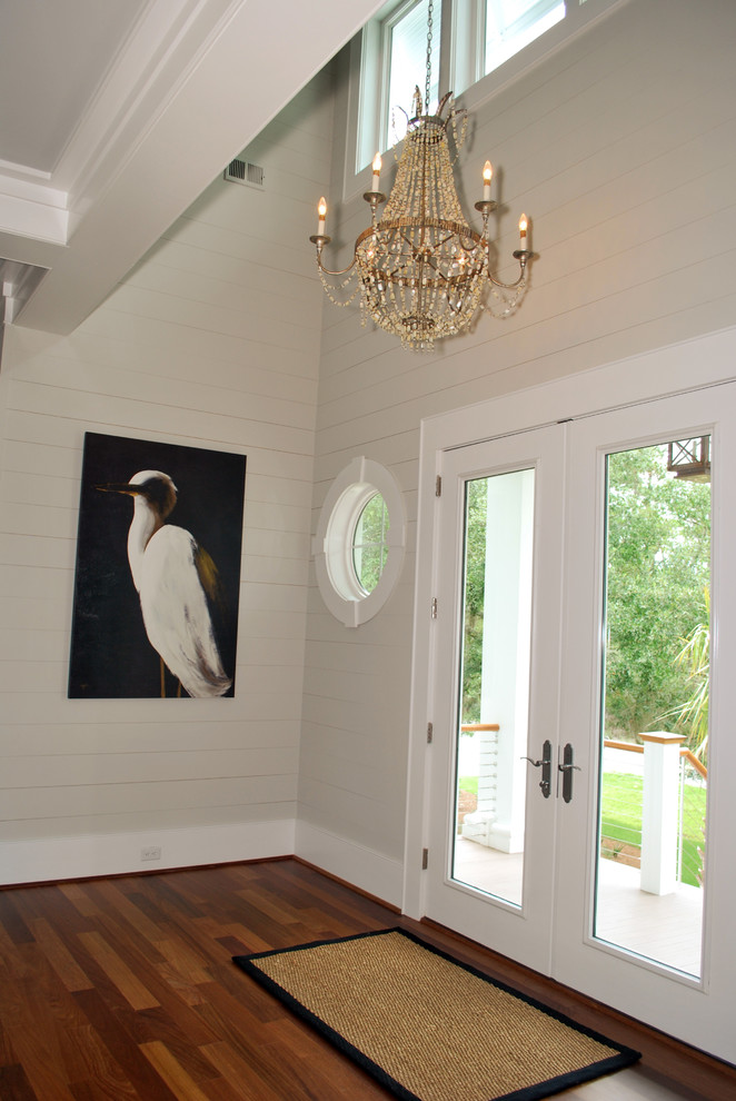 Inspiration for a beach style entryway in Charleston.