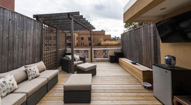 Upper West Side Triplex Renovation contemporary-terrace