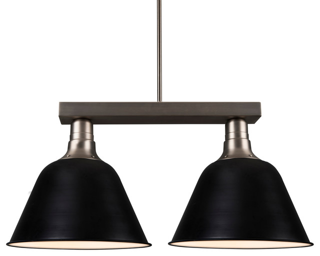 Amanda Double Pendant Black Amanda Double Pendant Black