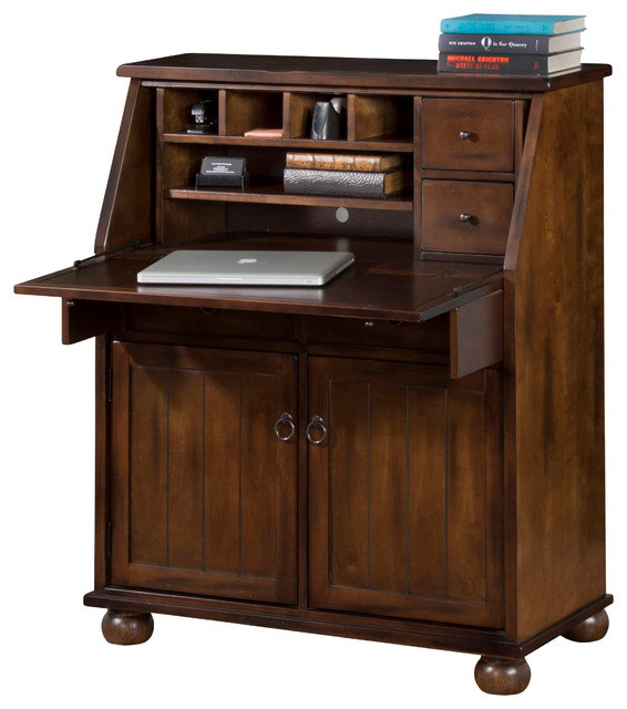 Prescott Drop Leaf Desk Dark Chocolate Traditional Desks And Prescott Drop Leaf Desk Dark Chocolate Traditional Desks And Hutches