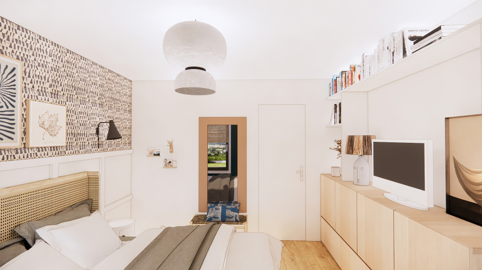 Chambre parentale et chambre d'amis Quincampoix 3D