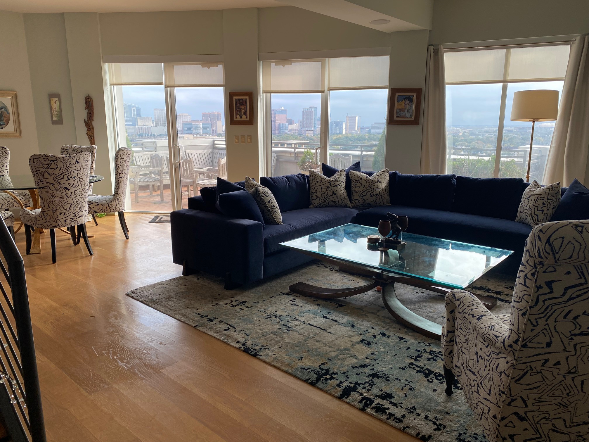 Contemporary West University Houston Highrise Penthouse
