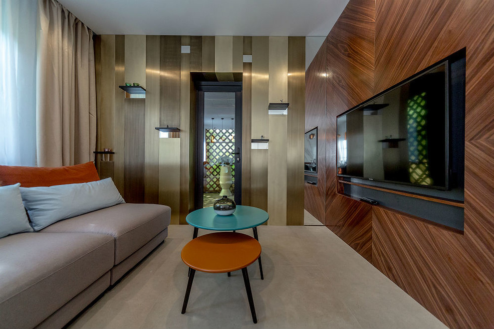 Латунные стеновые панели для проекта peredelka.tv