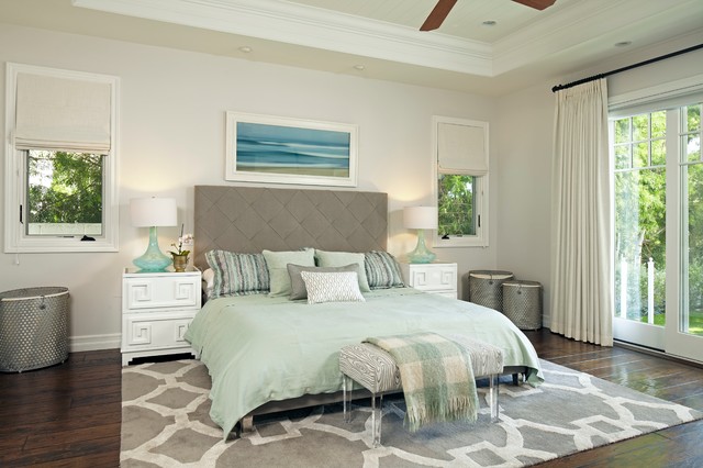 Manhattan Beach Cape Cod stile-marinaro-camera-da-letto