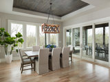 Beach Style Dining Room by Dwell Interiors, LLC