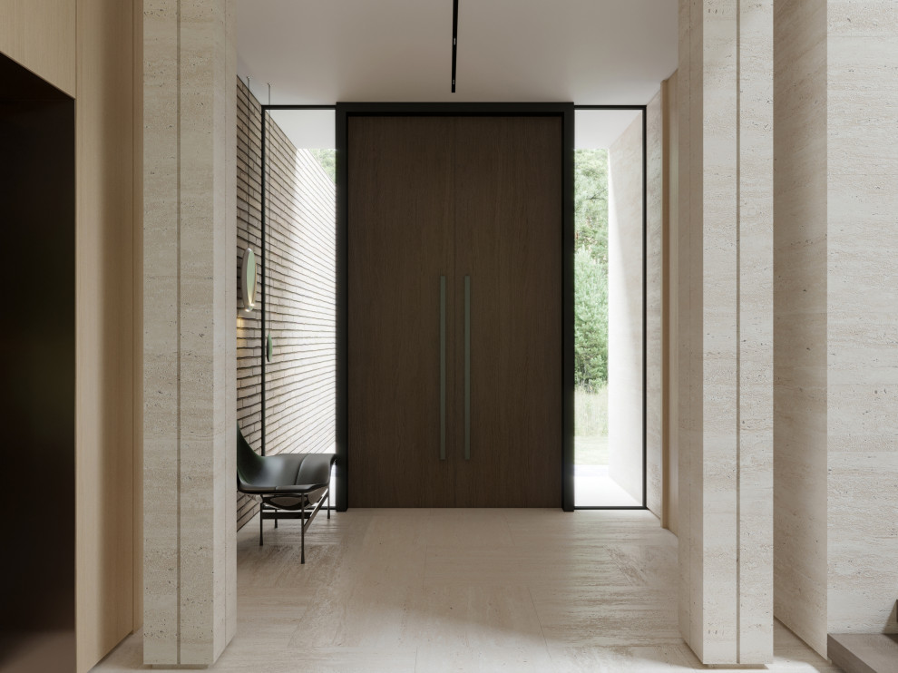 Дом с панорамными окнами.