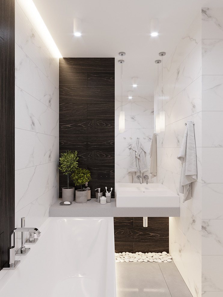 Бетон и дерево