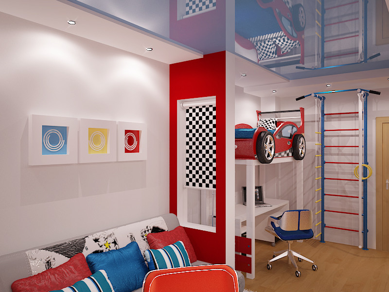 Квартира студия для семьи из 4 х человек