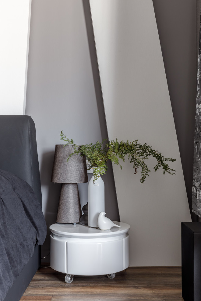 Монохромный интерьер в 2-х комнатной квартире