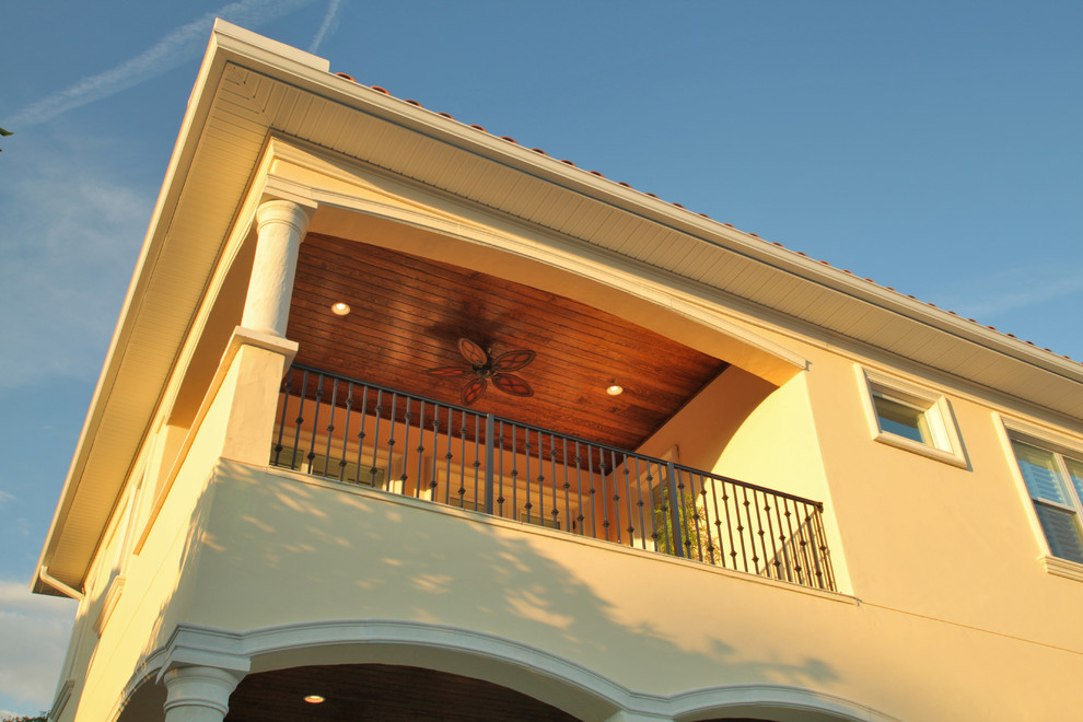 This is an example of a mediterranean deck in Tampa.