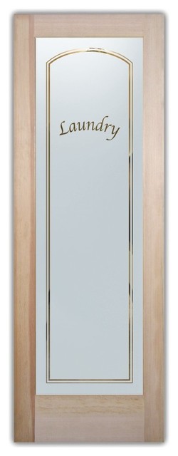 Classic Arch Laundry Room Door - Traditional - Interior Doors - by Sans