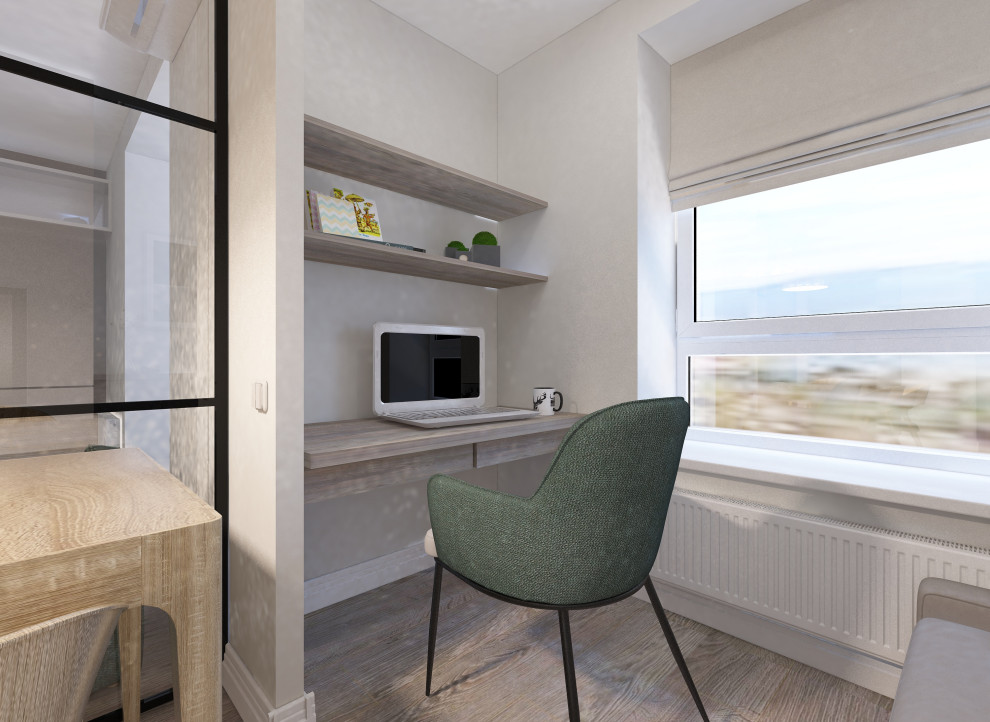 дизайн квартиры 42 кв.м ЖК Булгаковский парк