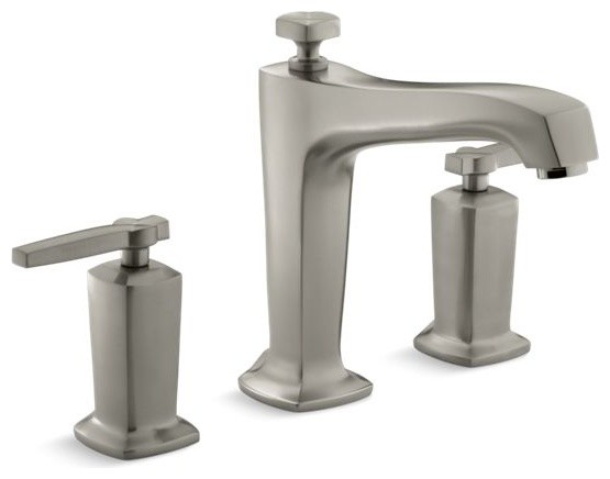 Kohler Margaux Deck-Mount Bath Faucet Trim, Vibrant Brushed Nickel