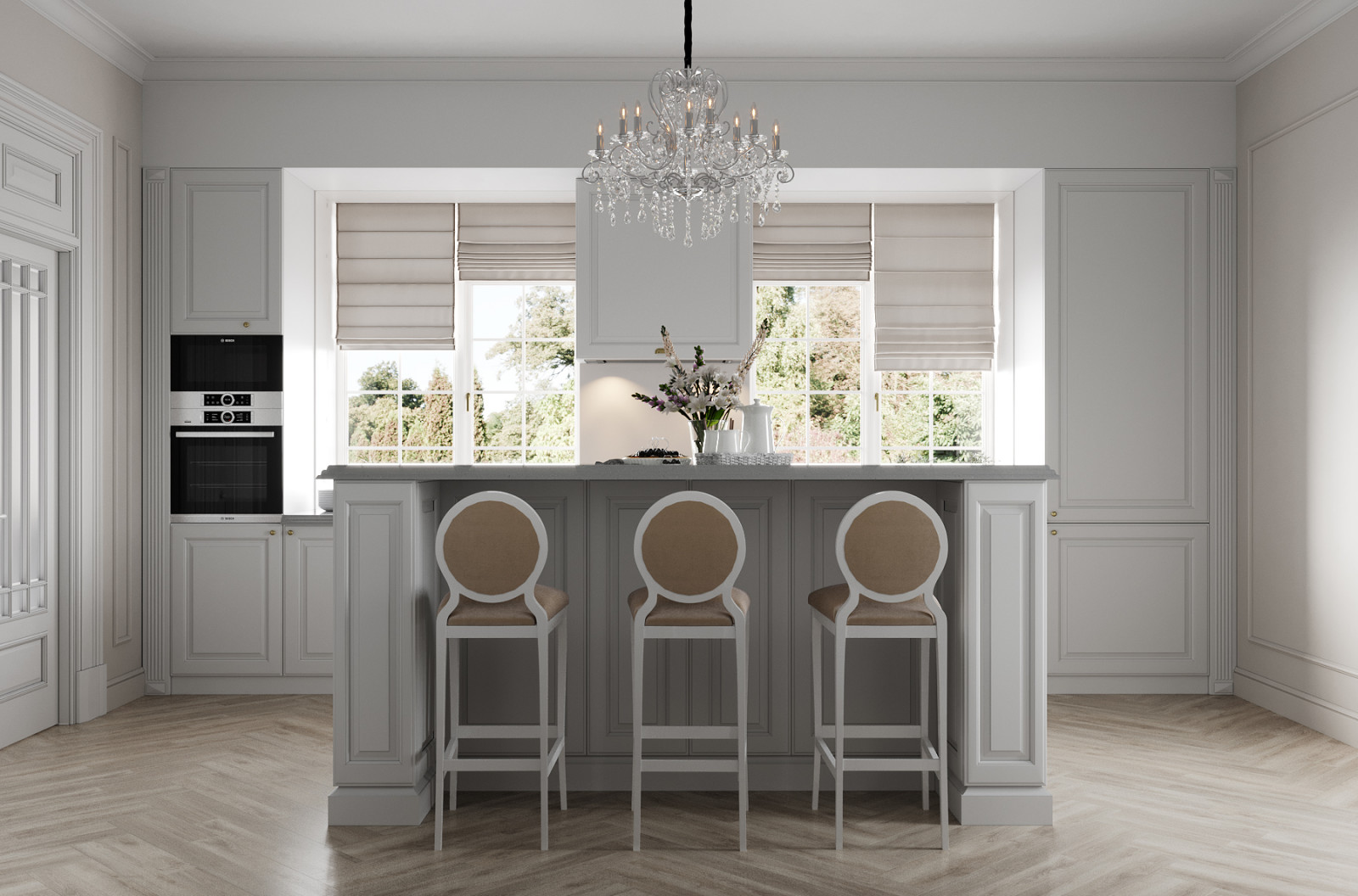 Дом в классическом стиле, 500 м2