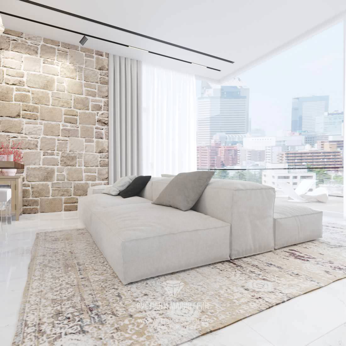 Дизайн интерьера квартиры в Тель-Авиве