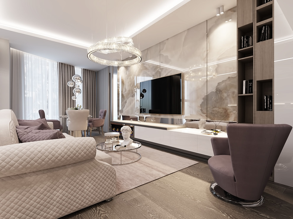 Дизайн квартиры площадью 110 кв.м в современном стиле