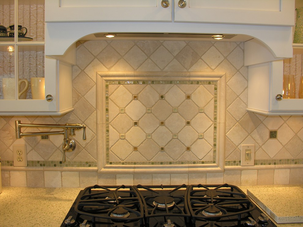 Waterfront Kitchen with Unusal Island