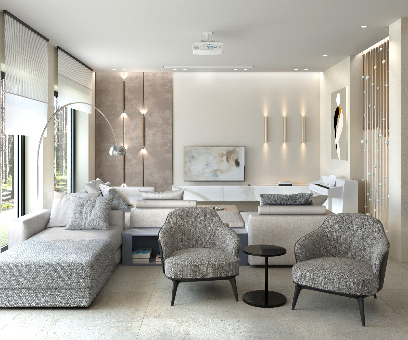 Дом в соснах