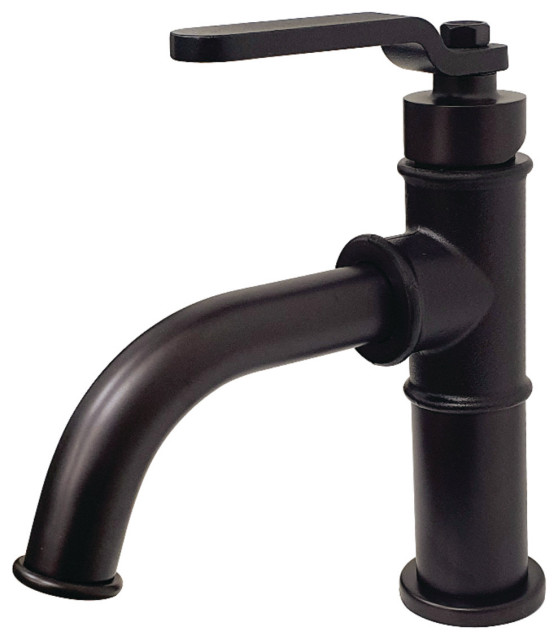 KS2825KL Single-Handle Bathroom Faucet With Push Pop-Up, Oil Rubbed Bronze
