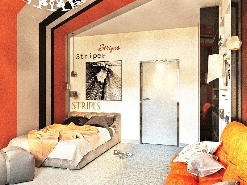 Двухуровневая квартира в современном стиле