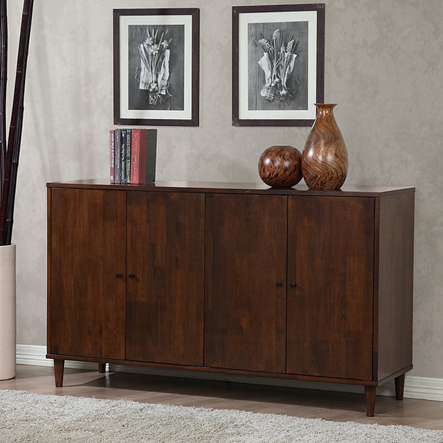 Vilas Tobaccofinished 4door Dining Buffet Contemporary Buffets