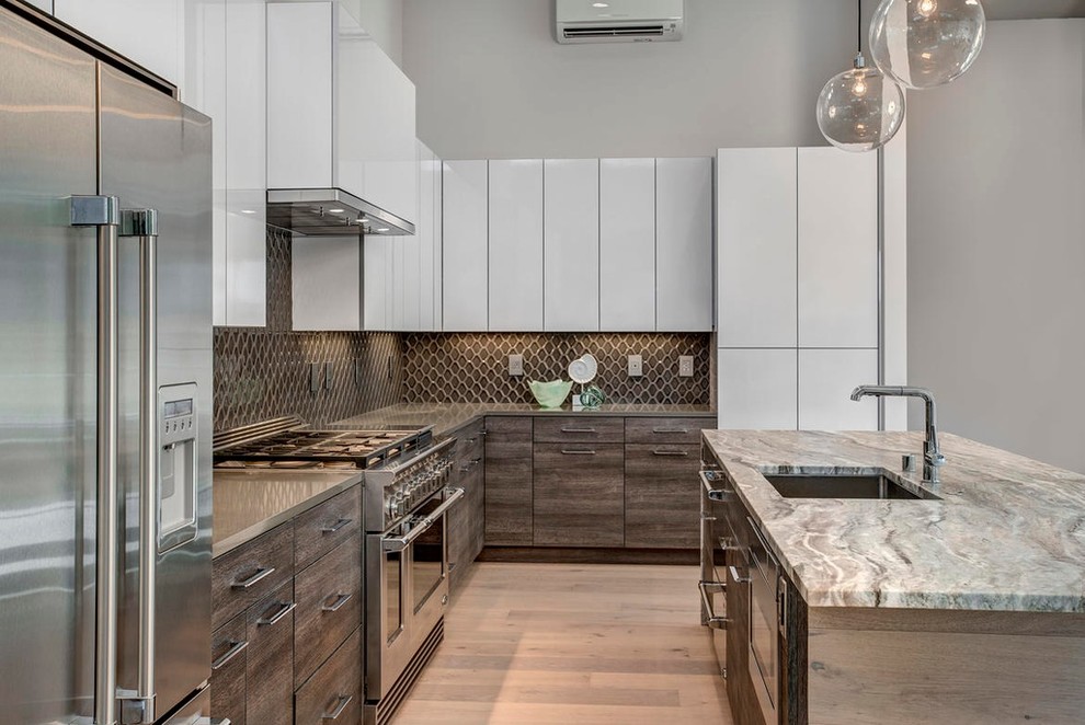 Inspiration for a transitional kitchen remodel in Seattle