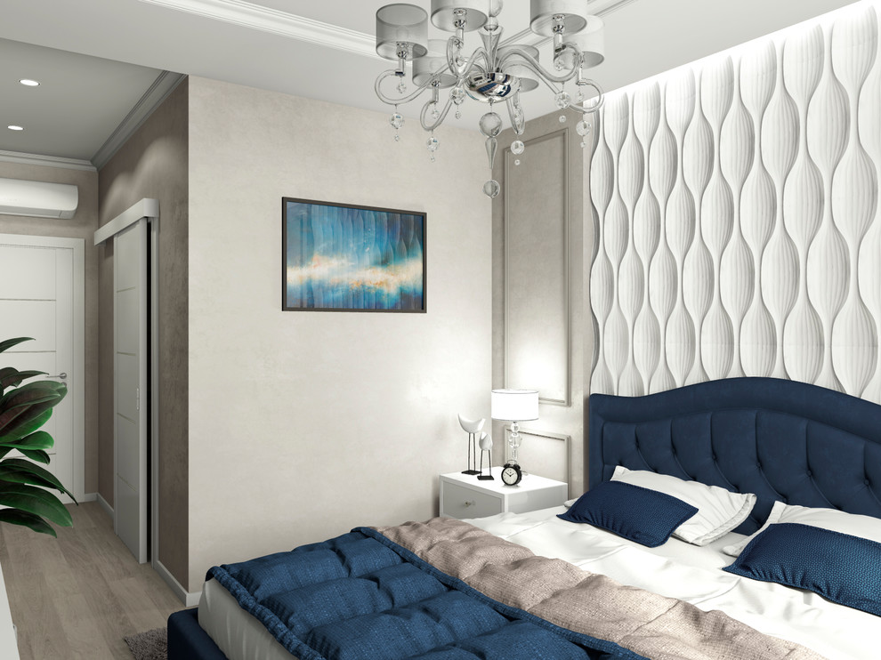 Дизайн интерьера трехкомнатной квартиры в ЖК "Граф Орлов"