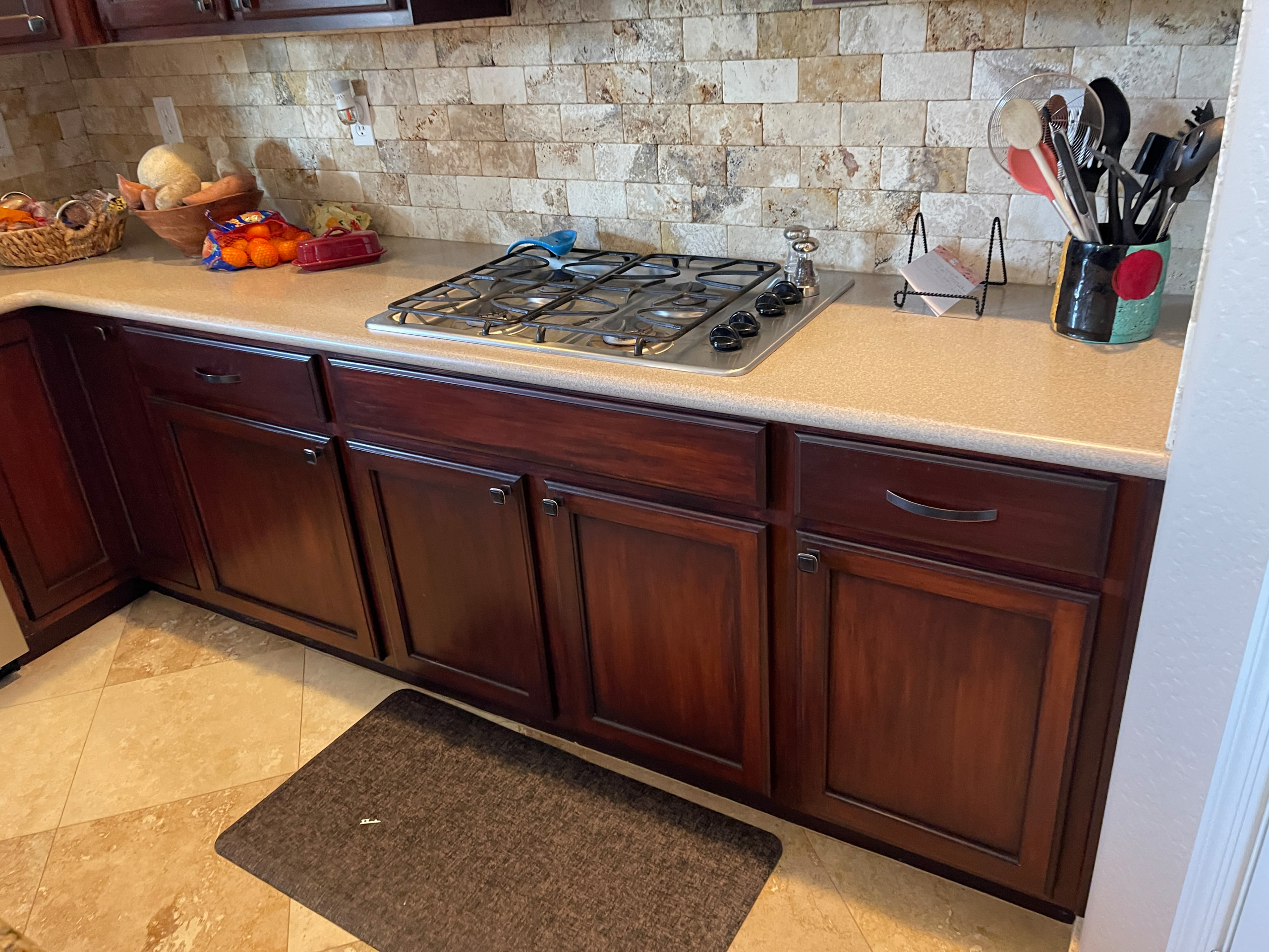 Stain and Paint Kitchen Reface