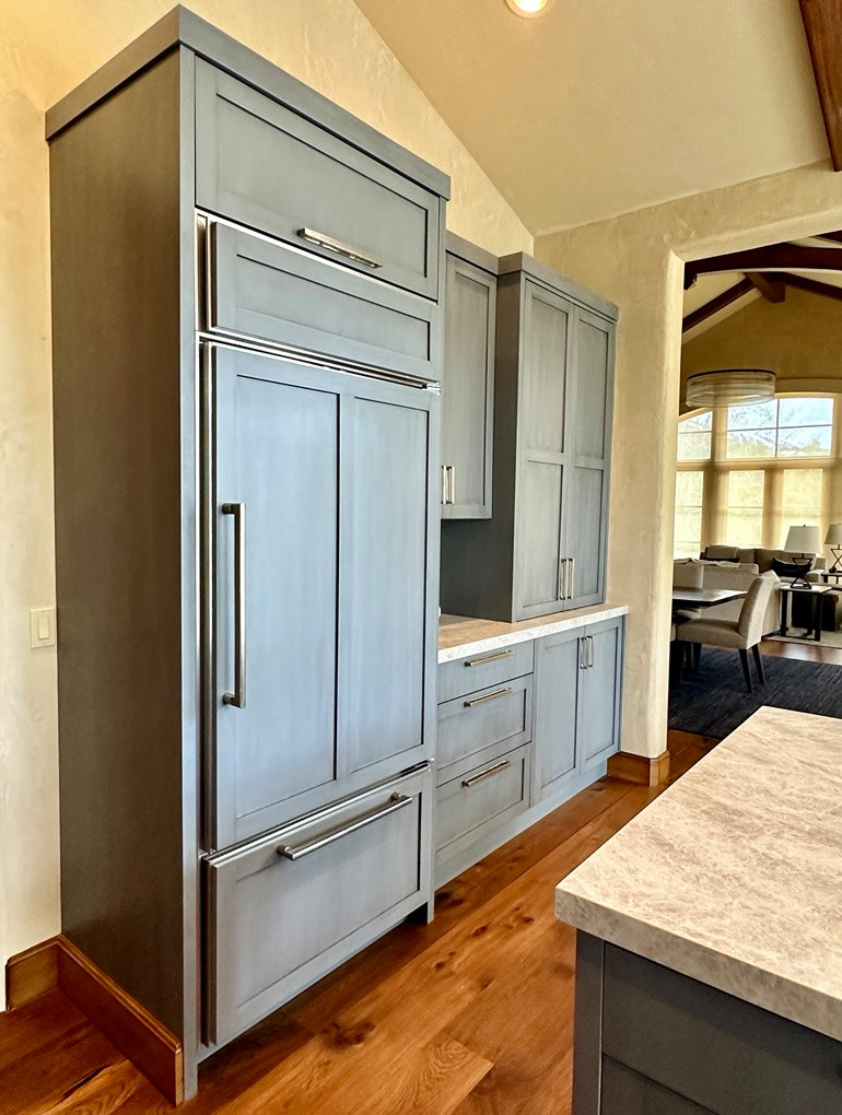 Bluebell Kitchen Built-In Fridge & Coffee Bar