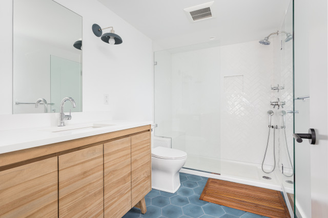 Haystack House moderne-salle-de-bain