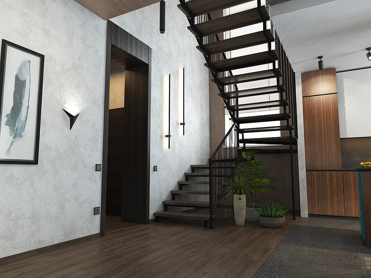 Проект дома общей площадью 198 м2