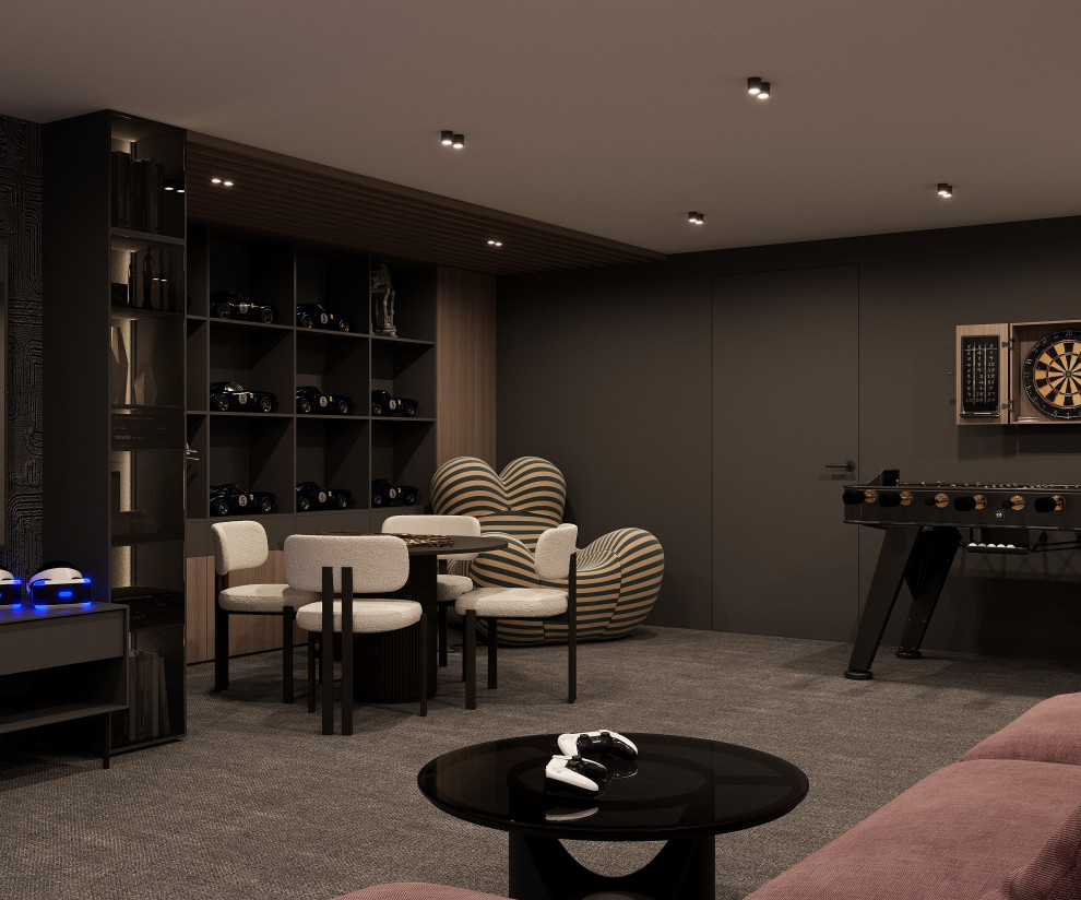 Цокольный этаж дома Тихая роскошь